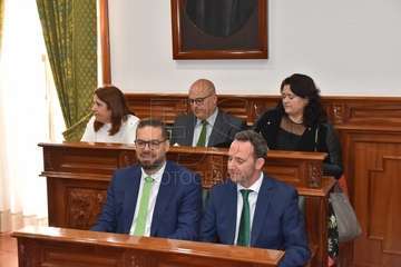Imágenes del Pleno ordinario de diciembre del Ayuntamiento de Telde (Foto Francisco Javier Santana)